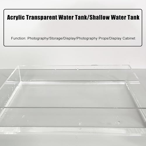 Boîte d'affichage en acrylique transparent pour accessoires de décoration et design
