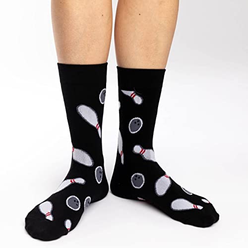 Good Luck Sock Women's Bowling Socks, Black, Adult #TOP1