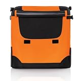Maelson Soft Kennel Neon-Orange, 72 cm - Faltbare Hunde-Transportbox