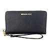 Michael-Kors-Womens-Jet-Set-Travel-Medium-Zip-Around-Phone-Holder-Wallet Michael Kors Women's Jet Set Travel Medium Zip Around Phone Holder Wallet (BLACK/GOLD)
