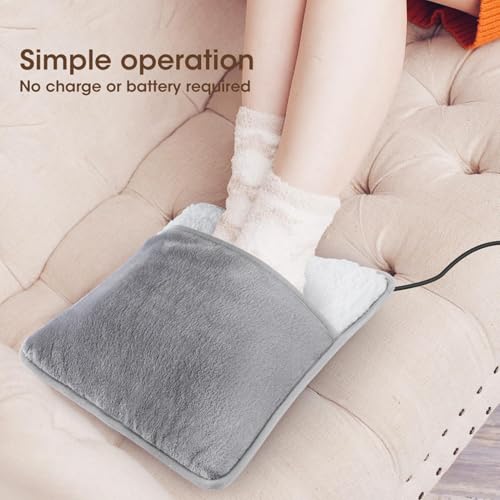 Cozy Electric Foot Warmer, Electric Foot Warmer Blanket, Foot Warmer With USB Charging, Electric Foot Warmer Socks, Heated Foot Warmer For Office, Compact Electric Foot Warmer, Electric Foot Warmer – Bild 4
