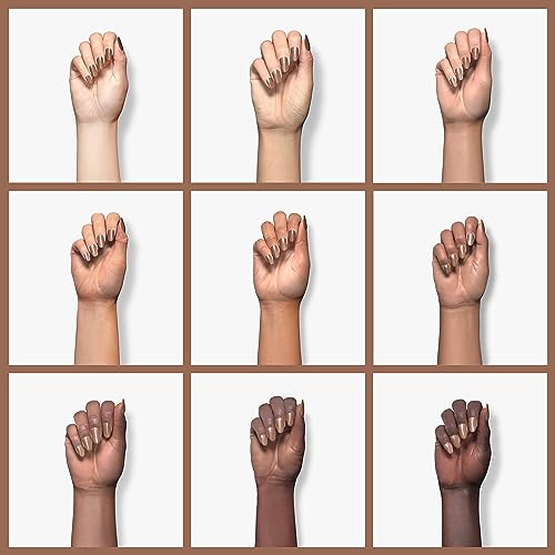 Image of Beetles Brown Gel Nail Polish - Latte Haze, 15ML Brown Gel Polish Soak Off Nails Art Manicure Salon DIY UV Lamp Nails Design Decoration at Home