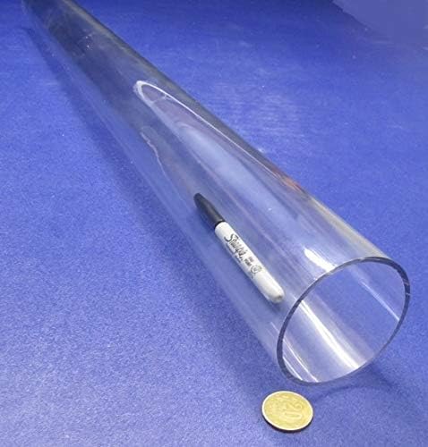 Polycarbonate Extruded Round Tube 3.00" OD x (2 3/4") 2.75" ID x 1/8" Wall x 36" More Length Options