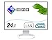 EIZO FlexScan EV2495-WT 61,1 cm (24,1 Zoll) Monitor (HDMI, USB 3.1 Hub, USB 3.1 Typ C, RJ-45 LAN, DisplayPort, 5 ms Reaktionszeit, Auflösung 1920 x 1200) weiß