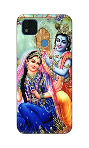 Image of Printed Hard Back Cover Case for Mi Poco C31 Back Cover (Radha Krishna) -1803