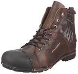best biker style boots  Yellow Cab Herren INDUSTRIAL M Biker Boots, Braun (Dark Brown), 46