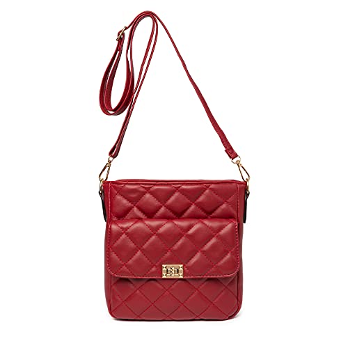 Sac à bandoulière léger pour femme, Rouge, Medium Cover