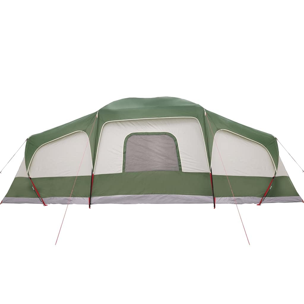 Gecheer Tenda da Campeggio Familiare a Cupola 9 Posti, Impermeabile con Parapioggia Staccabile, E-Port e 3 Camere, Poliestere 185T PU, Tenda da Esterno per Famiglie e Gruppi