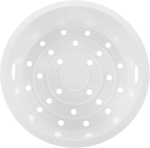 Miniatura 8 de Cesta de vapor de plástico para cocinar al vapor, para verduras, 7.4 x 2.4 pulgadas, soporte de vapor para arrocera, calentador de cocina,