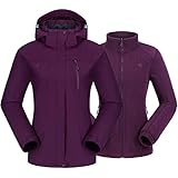★ Impermeable --- Nuestras chaqueta de esquí impermeable puede usarse bajo que es resistente al agua alcance el nivel 7500mm/H2O. Con la cremallera sin costuras y la capucha ajustable a prueba de viento pueden seguir caminando, esquiando o haciendo snowboard, incluso en días lluviosos.
