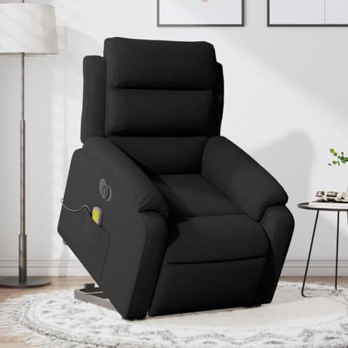 Somanki Sillón de Masaje reclinable elevable Terciopelo Negro, Sillón De Relax, Sillon Masaje Relax, Sillon Relax Electrico, Hogar Sillon Relax, Sillones Comodos, Sofa Tantra - 3205131