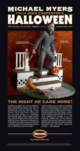 Moebius 970 Michael Myers Halloween 1/8 Scale Plastic Model with Lighting Kit image 5