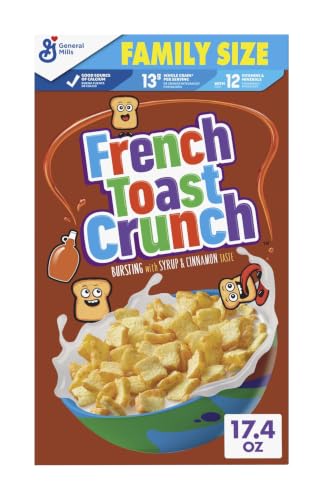 French Toast Crunch Breakfast Cereal, Family...
