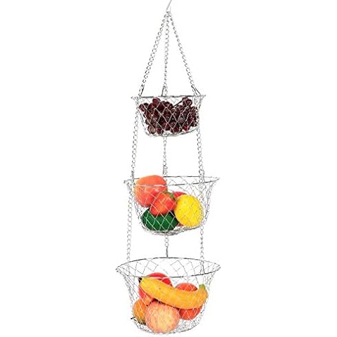 OUKENS 3-Tier Hanging Basket Cover