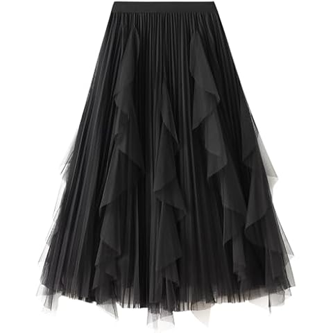 DGSHIRLDJO Long Tulle Skirt for Women Cover