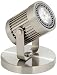 Downey Brushed Nickel 2 3/4" High LED Uplight - Pro Track