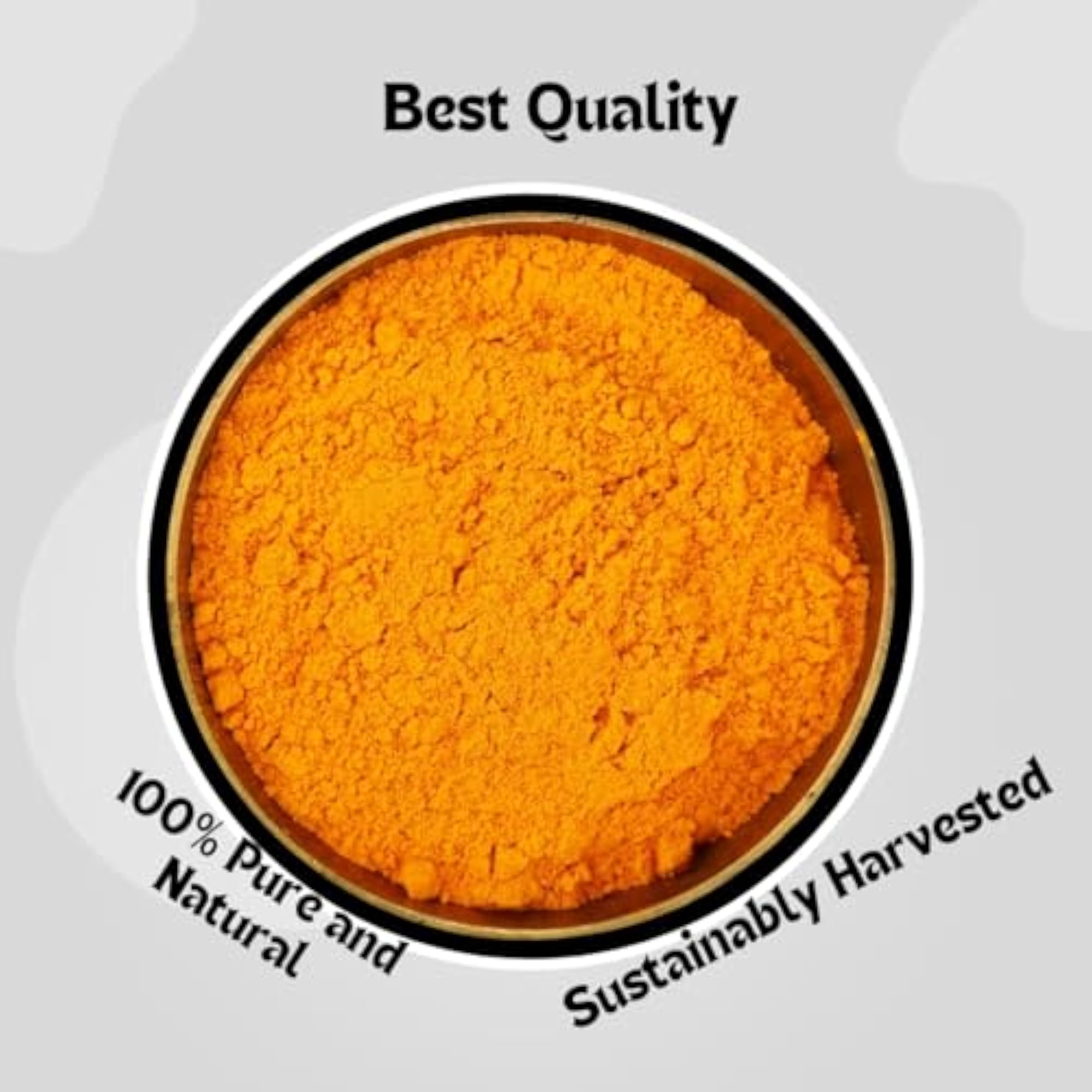 100% Pure Orange Peel Powder for Skin Brightening