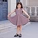 NARPLO Toddler Dress Summer Baby Girls Ruffle Sleeveless Dresses for Girls A Line Casual Party Beach Swing Fashion Sundress