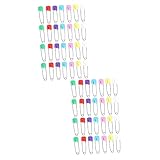 Toyvian 200pièces Épingles De Sécurité pour Bébés De Épingles Colorées Acier Inoxy...