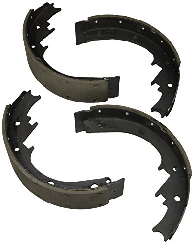 BOSCH BS473R Blue Drum Brake Shoe Set - Compatible With Select Full-Size 1978-02 Cadillac, Chevrolet, and GMC Trucks and SUVs; REAR (Riveted)