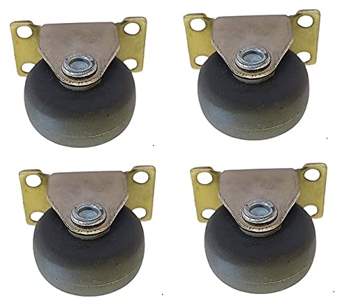 Caster wheel 4 x Small Fix Wheel Castor metal body / 80kg Load Capicity (pack of 4) (B09HL397GY) Amazon Price History, Amazon Price Tracker