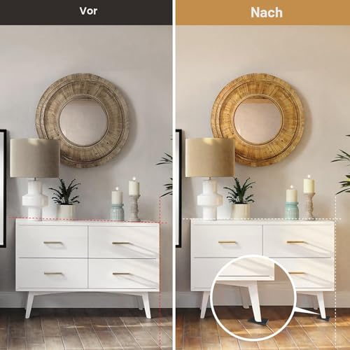 Möbel-Nivellierpads, 20-Pack-flexible Gummi-Tisch-Nivellier-Unterlegscheiben für Heimwerker - Nivellierkeile, Schrank-Unterlegscheiben, Tischbein-Nivellierer