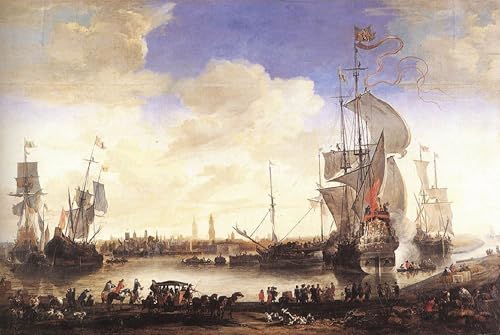 Art Poster Hendrik Van Minderhout le Handelskom à Bruges Tableau Mural pour Maison 60x90cm