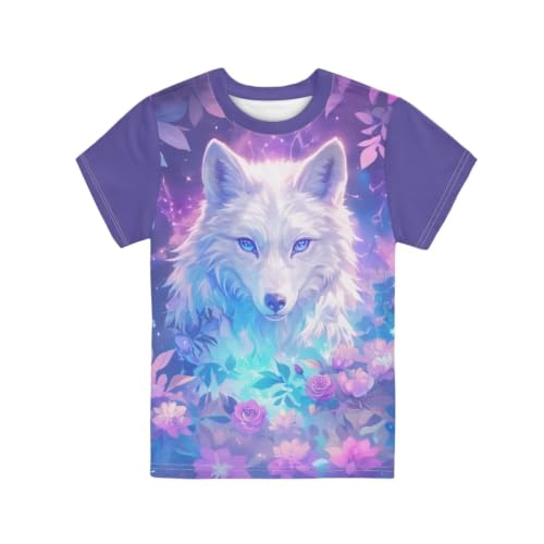 Image of Novelty 3D Graphic T Shirts for Kids Crew Neck Funny Animal Print Short Sleeve Girls Tshirts 3-16 Years