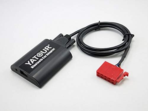 MB Car Bluetoot-h Adapter, Digital Car Stereo Aux Interface with Charging 3.5mm Music Input Port for All Model 1994-1998, B C CL CLS E S SL SLK SLS Class W203 W209 W202(BTA-MB)