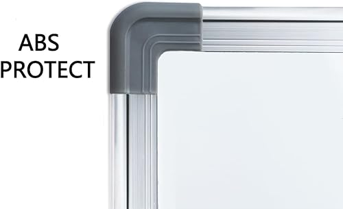 Miniatura 3 de Pizarra blanca de borrado en seco, 20 x 14 pulgadas (19.7 x 13.8 in) para pared, marco de aluminio para colgar para niños, dibujar y escribir enseñar