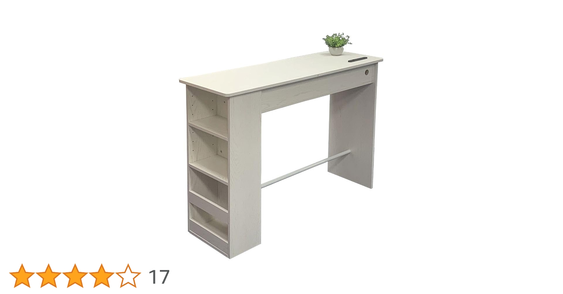 カウンターテーブル ハンギングラック付き Amazon.co.jp: SKK カウンターテーブル 食器収納 コンセント付き