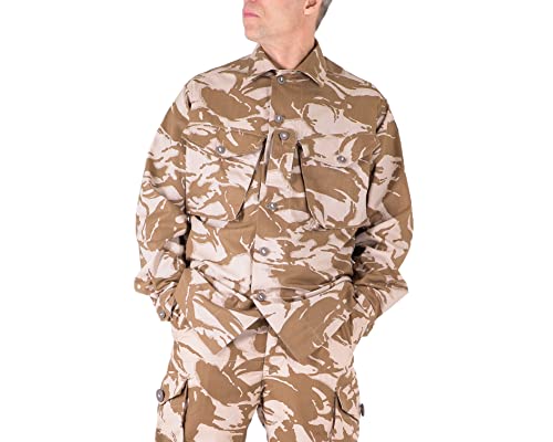 British Army Jacket Combat Tropical Desert Camouflage Shirts Men Dpm Camo Lightweight Military Men’s Tactical Shirt #TOP1