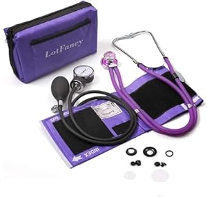 LotFancy Manuelles Blutdruckmessgerät mit Stethoskop