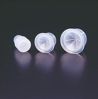 JG Finneran 5405SB-08B Polyethylene Starburst Conical Snap Plug, 8mm Diameter, Blue (Case of 1000)