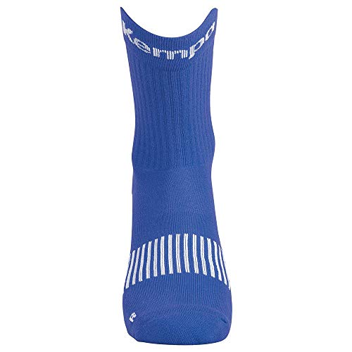 Kempa Logo Classic Socks Calcetín De Balonmano Con Fondo Reforzado, Hombre, azul royal/blanco, 41-45