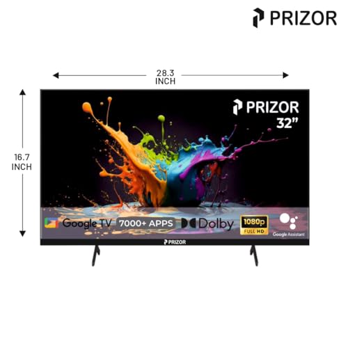 Image of PRIZOR 80 cm (32 Inches) HD Ready Google Smart LED TV (Android 11.0, Dolby Audio)