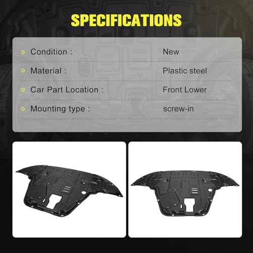 Image of Under Engine Splash Shield Fit for 2021 2022 2023 2024 2025 KIA K5,Replacement Front Engine Cover Guard Mud Flaps