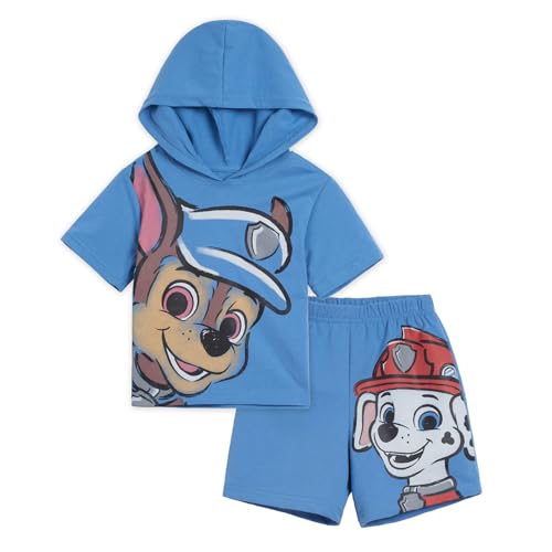 Image of Paw Patrol Pullover Hoodie and French Terry Shorts Toddler to Little Kid Sizes (2T - 7-8)