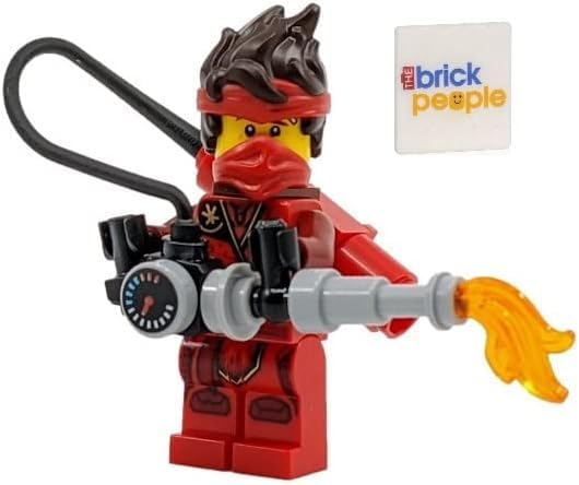 LEGO Ninjago: Kai The Island Minifigure with Flamethrower Torch and Tile