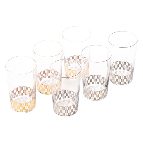 市瀬硝子工芸 和柄グラス金・プラチナペア 矢絣