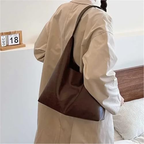 Sac porté épaule léger en cuir PU souple idéal pour le vélotaf et le bureau - 3
