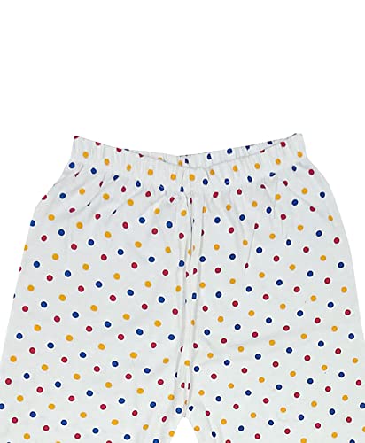 Image of indi weaves Girls Printed Cotton Legging and Solid Cotton Legging [Pack of 3] Multicolor215