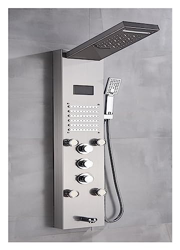Panneau de douche mitigeur avec affichage digital pour éviter les variations de température - 4