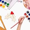30 Pack 4 Inch Unfinished Wood Holly Berries Crafts Wooden Holly Berries Hanging Ornaments DIY Craft Gift Tags for Home Party Decoration #3
