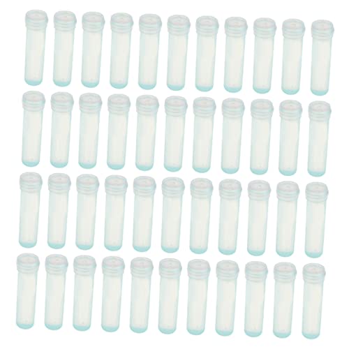 Gogogmee Flower Water Storage Test Tube Set 90pcs Plastic Vials for Flower Arrangement Plant Hydration
