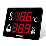 業務用 大画面 デジタル温湿度計 絵文字表記