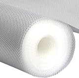 Non Slip Drawer Liner, Clear Non-Adhesive Waterproof Mat, Kitchen Cupboard Cabinet Shelf Drawer Liner, Table Protector, Anti-Moisture Cushion for Home Office (60 * 150) Coarse