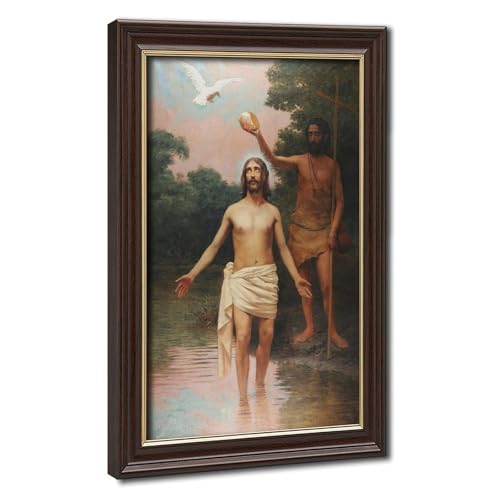 Impression sur toile Le Baptême du Christ par Almeida Júnior 1895