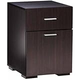 Comfort Products 50-2401ES Modern 2 Drawer Cabinet, Espresso