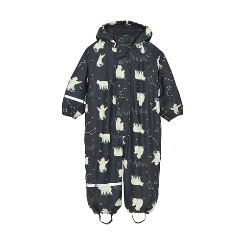 CeLaVi Kids Rain and Snow Suit for Boys Girls with Detachable Hood, Waterproof Raincoat and Pants - Ideal for Rain and Snow